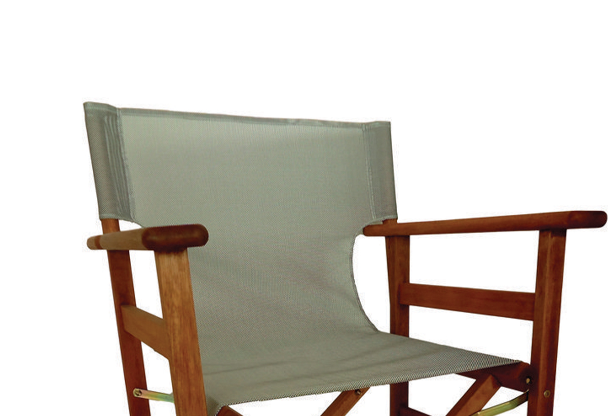 Απεικονίζεται η πλάτη της καρέκλας 